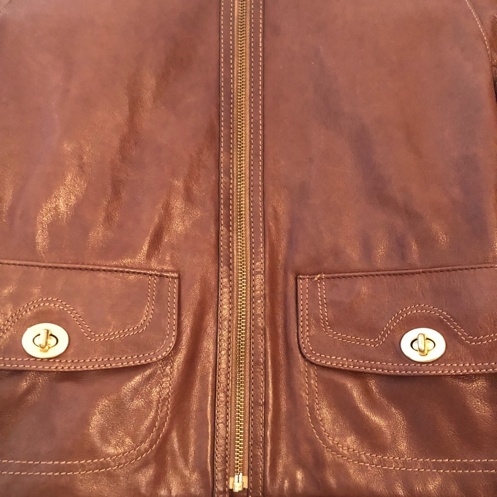Coach leather jacket - Picture 3 of 4